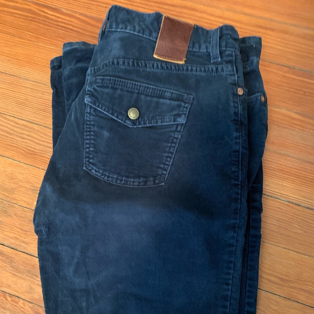 Lucky Blue Corduroy “Mollie” Button-fly Jeans